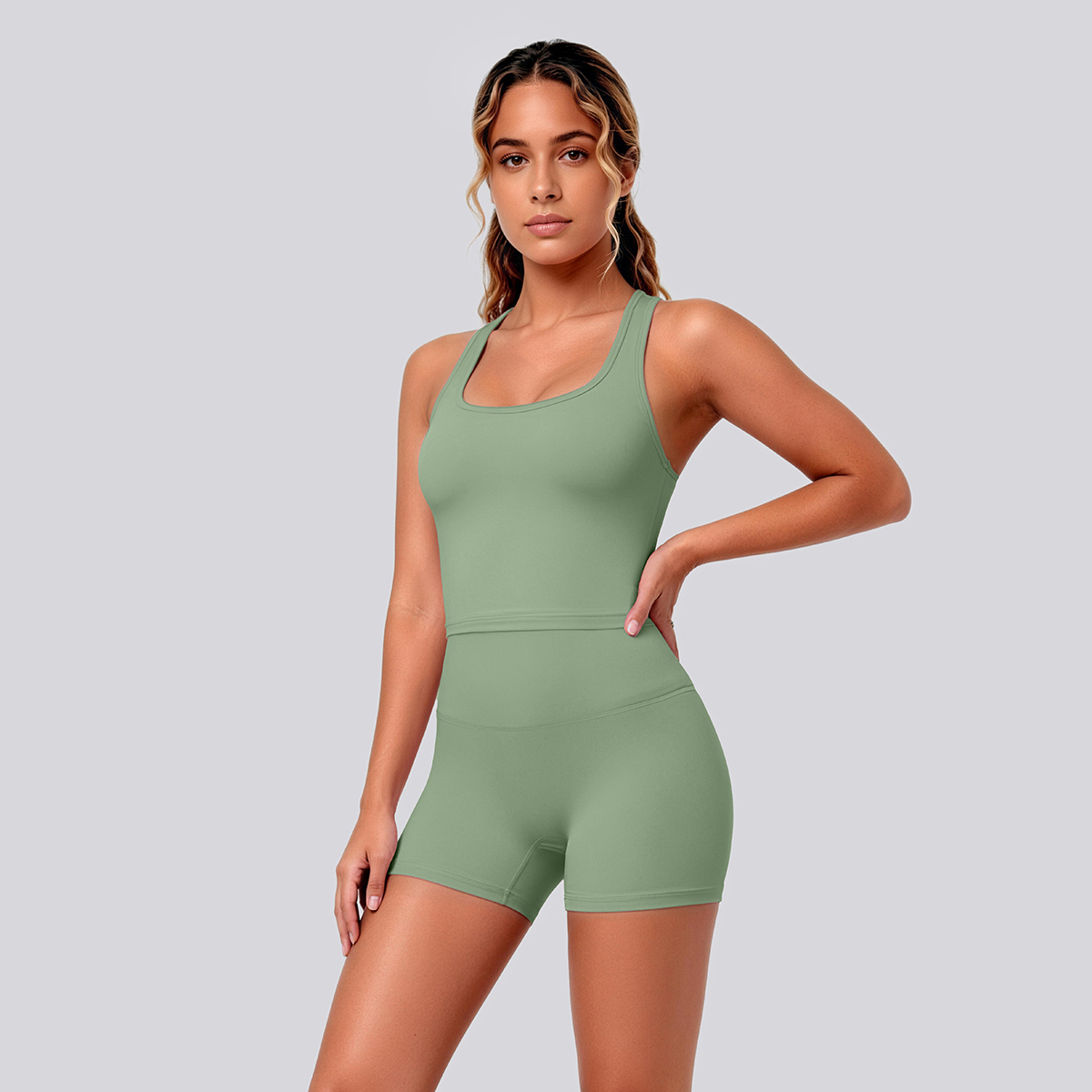 2PCS Woman Yoga Set Breathable - Herbal Yoga recension och pris